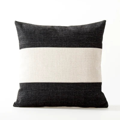 Geometric pattern pillowcase collection - Nordic design aesthetic