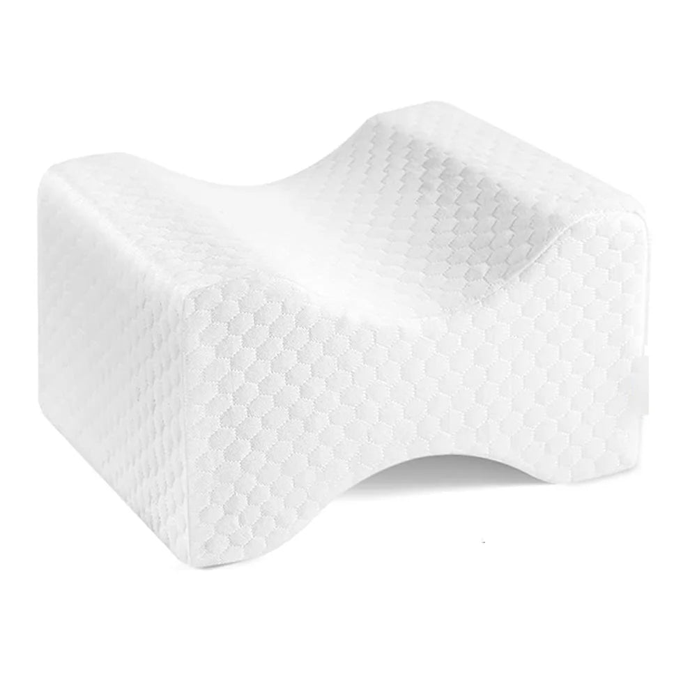 Memory Foam Knee Pillow - Orthopedic Side Sleeper Support