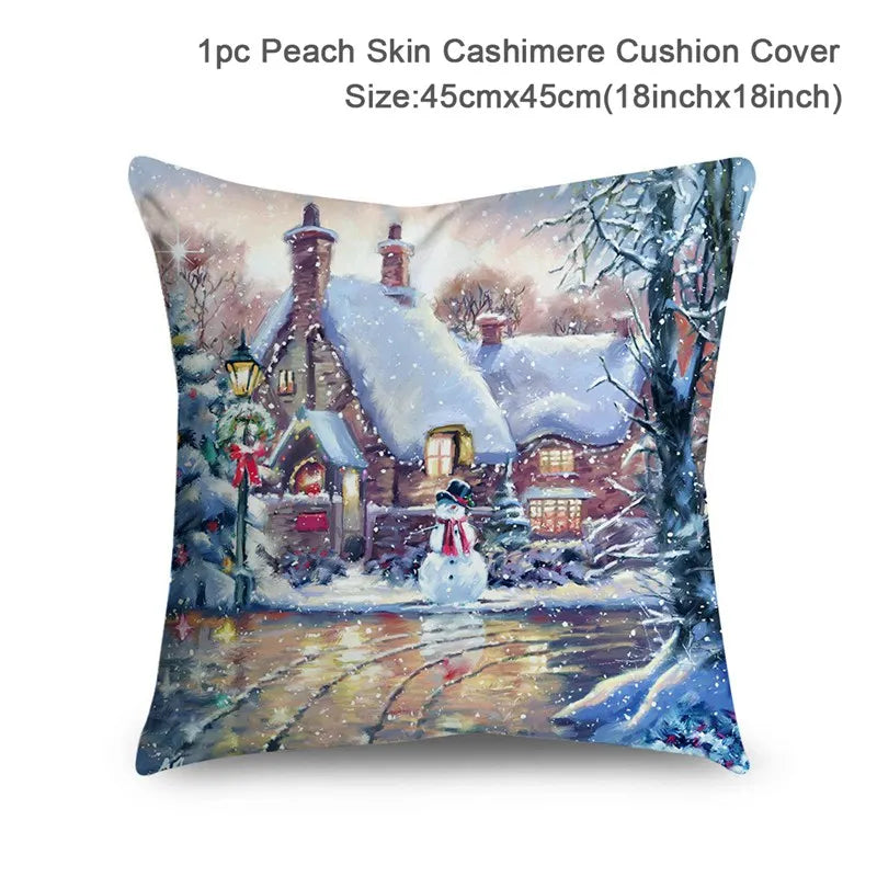 Vacanza Christmas Santa Cushion Cover 45cm - Decorative Holiday Pillow Case