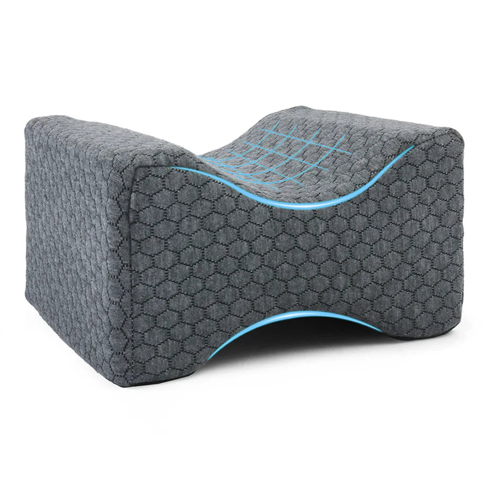 Memory Foam Knee Pillow - Orthopedic Side Sleeper Support