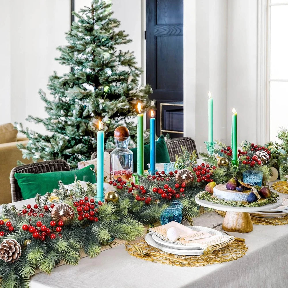 Casandra Premium Christmas Tree Garland - 180cm Artificial Pine Wreath Decor