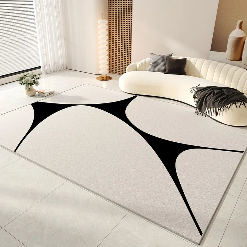 Suki Plush Area Rug - Soft Fluffy Carpet for Living Room & Bedroom