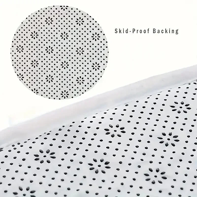 Rowenn Round Washable Carpet - Summer Floor Mat for Living Room & Bedroom