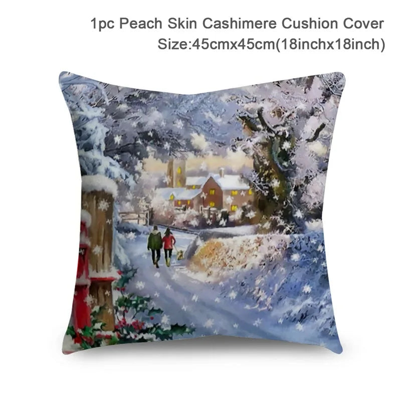 Vacanza Christmas Santa Cushion Cover 45cm - Decorative Holiday Pillow Case