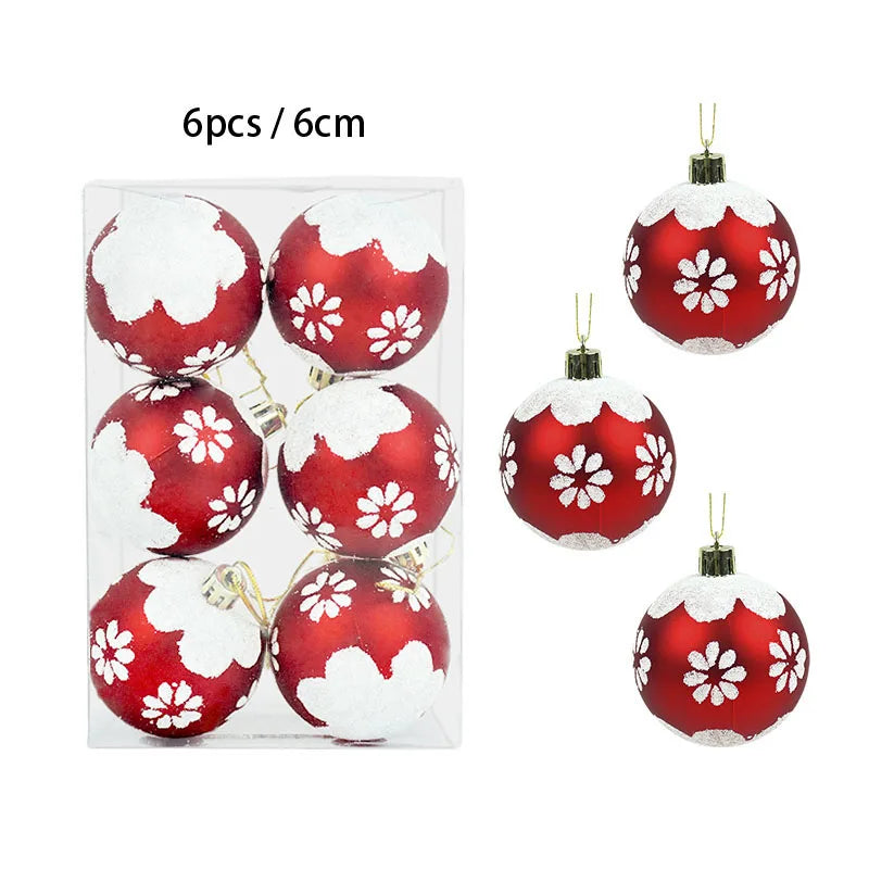 Boules de Noël incassables de 4 cm - Lot de 36 pièces