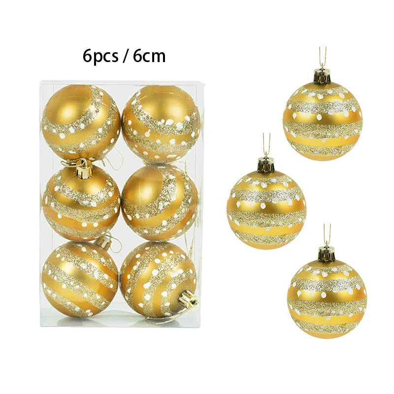 Boules de Noël incassables de 4 cm - Lot de 36 pièces