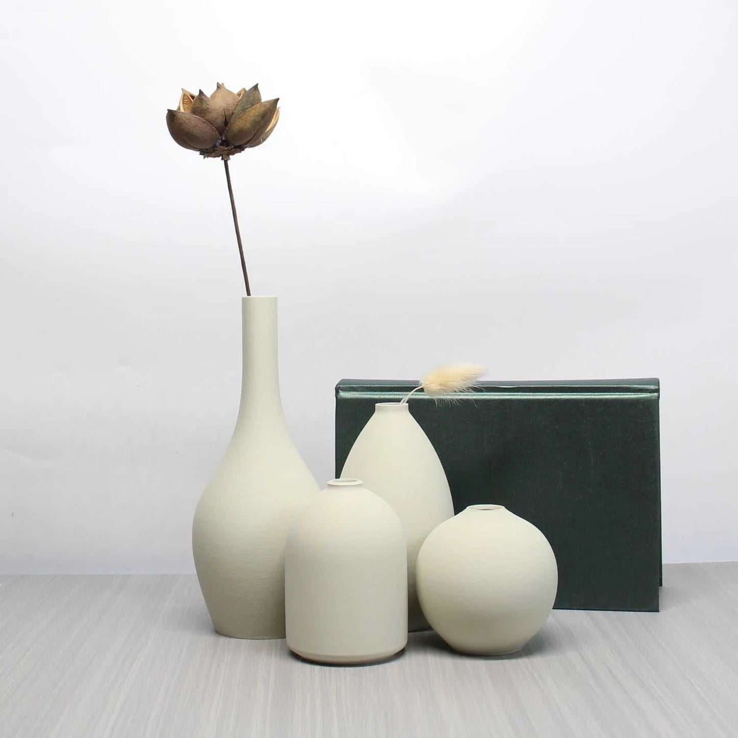 Koyo 4 Piece Minimalist Vase Set - Modern Farmhouse Home Décor 14:29 vase
