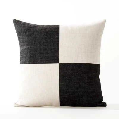 Miley Nordic Geometric Cushion Cover - Linen Pillowcase 45x45cm 14:771#A;5:201298987#30x50cm Cushion Covers