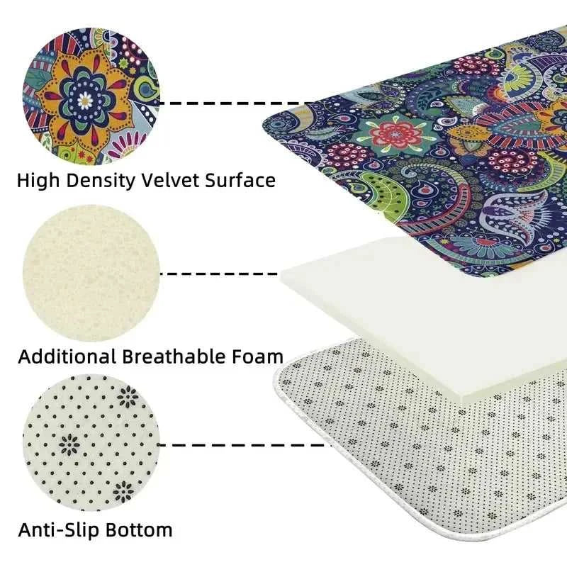 Moderno Black White Geometric Area Rug - Abstract Pattern 14:29#1;5:557868959#40x60CM Carpets