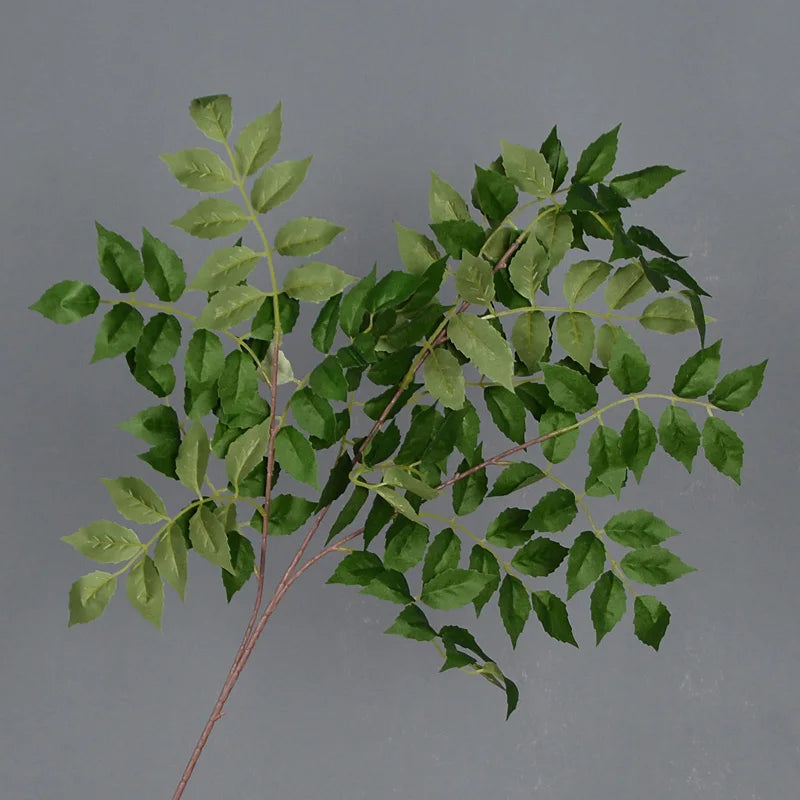 Kiko artificial trumpet leaf forest green natural realistic bunch