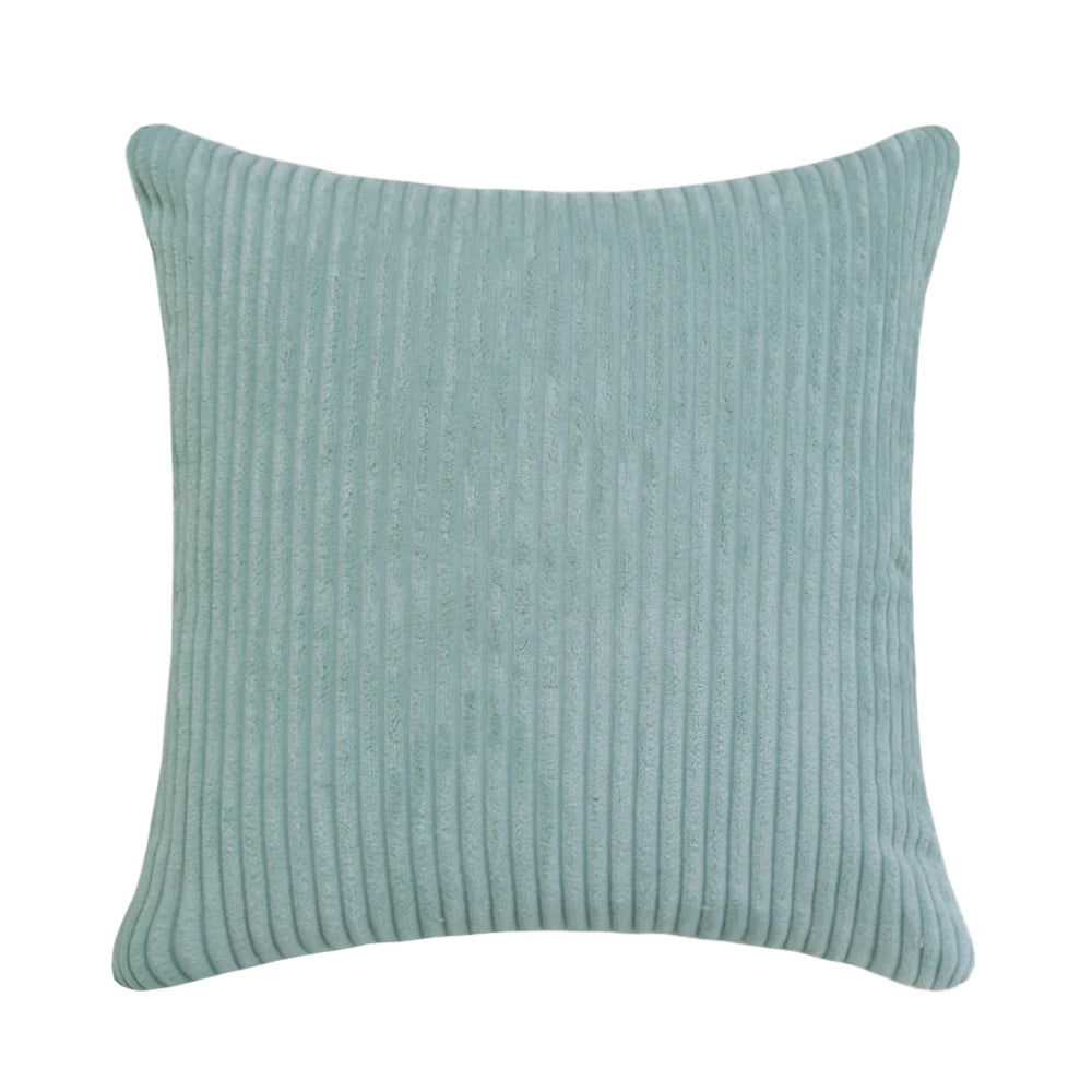 Adiva Striped Corduroy Cushion Cover - 45/50/60cm Sofa Pillow Case