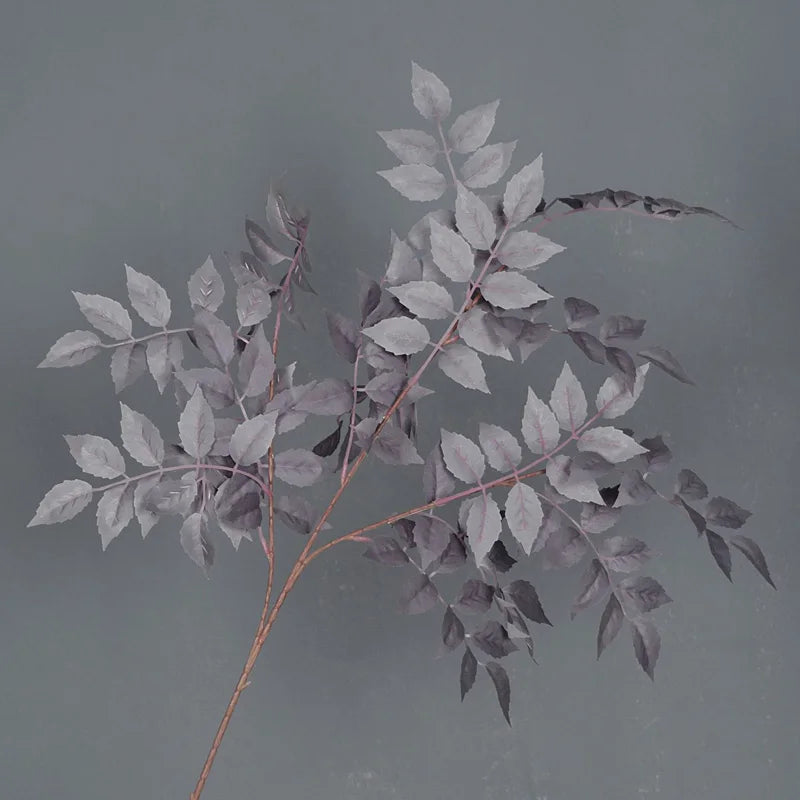 Kiko artificial trumpet leaf dusty purple mauve soft tone