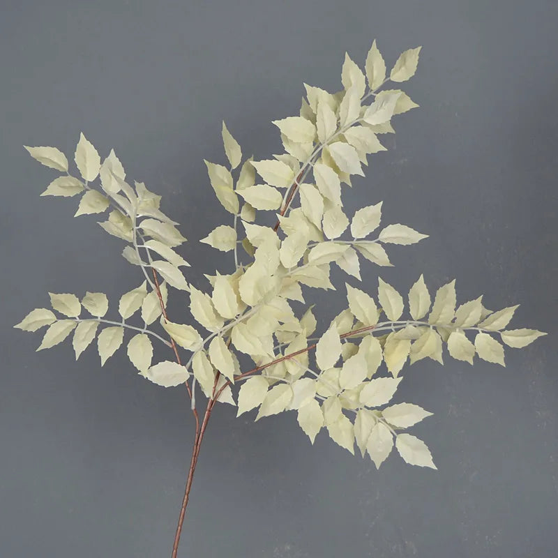 Kiko artificial trumpet leaf beige champagne soft neutral tone