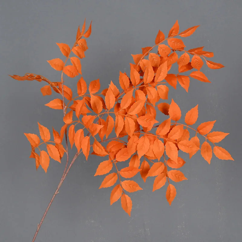 Kiko artificial trumpet leaf gray silver elegant neutral bunch