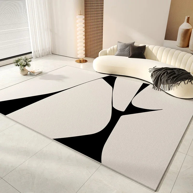Suki Plush Area Rug - Soft Fluffy Carpet for Living Room & Bedroom