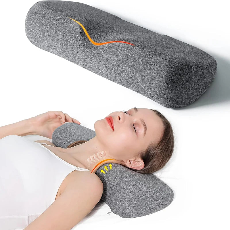 Ergonomic Memory Foam Cervical Pillow - Orthopedic Neck Support for All Sleep Positions