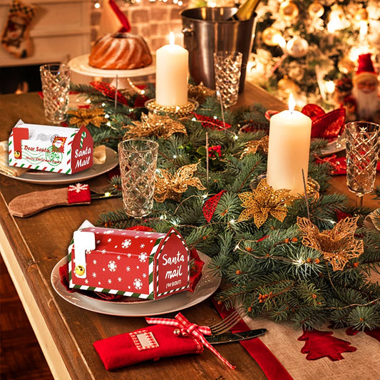 Nova Christmas Mailbox Gift Boxes - 6/24pcs Cookie Candy Packaging