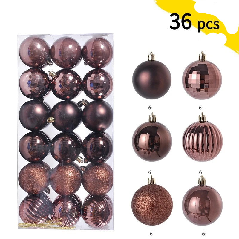 Morris Shatterproof Christmas Ball Ornaments - 30mm & 40mm Safe Holiday Tree Decorations