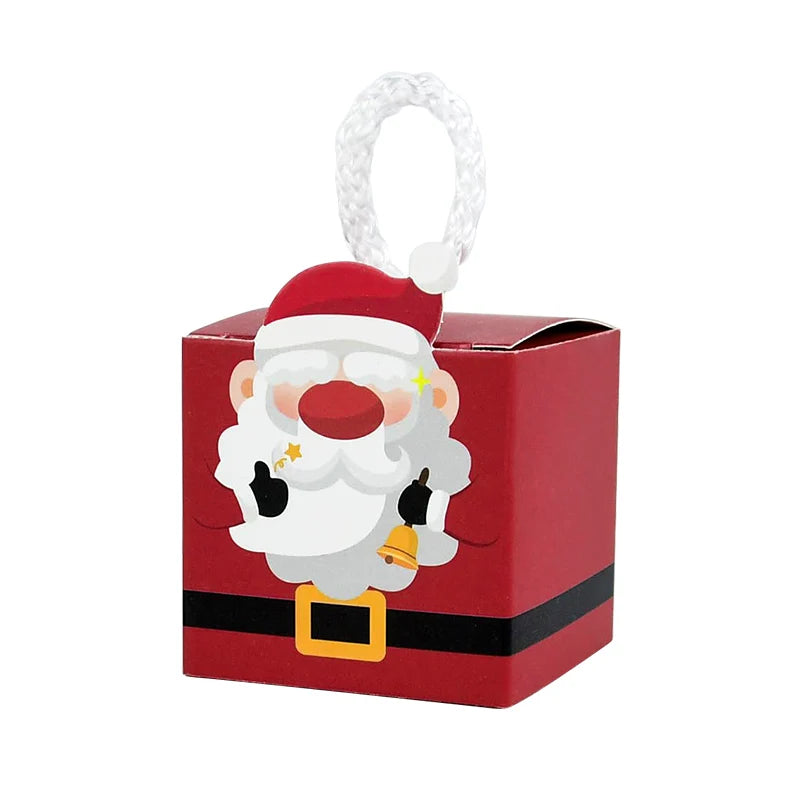 Luna Christmas Tree Gift Boxes (10pcs) - Holiday Cookie & Candy Packaging