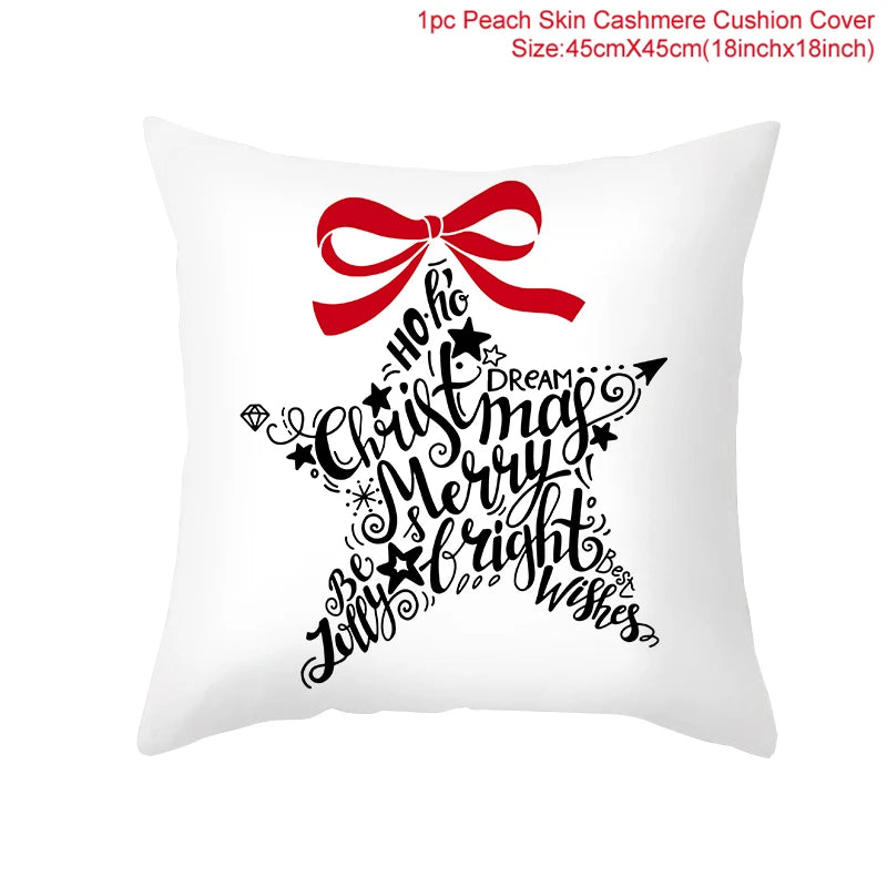 Morozac Christmas Cushion Cover 45cm - Holiday Pillow Case Decor