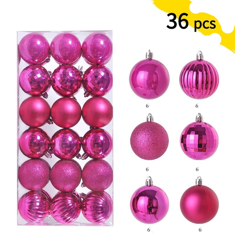 Morris Shatterproof Christmas Ball Ornaments - 30mm & 40mm Safe Holiday Tree Decorations