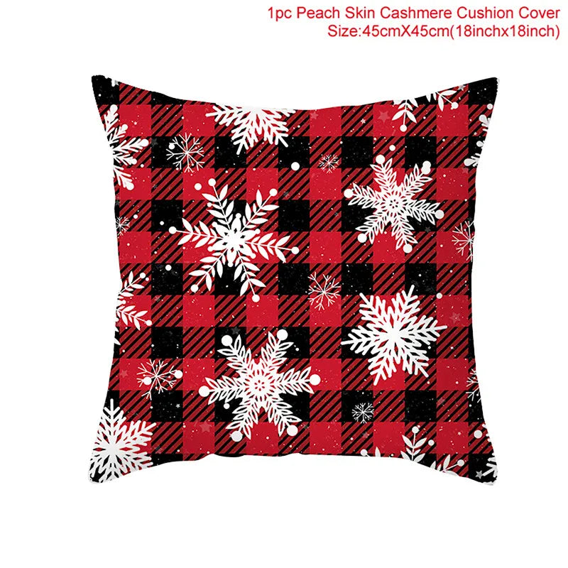 Morozac Christmas Cushion Cover 45cm - Holiday Pillow Case Decor