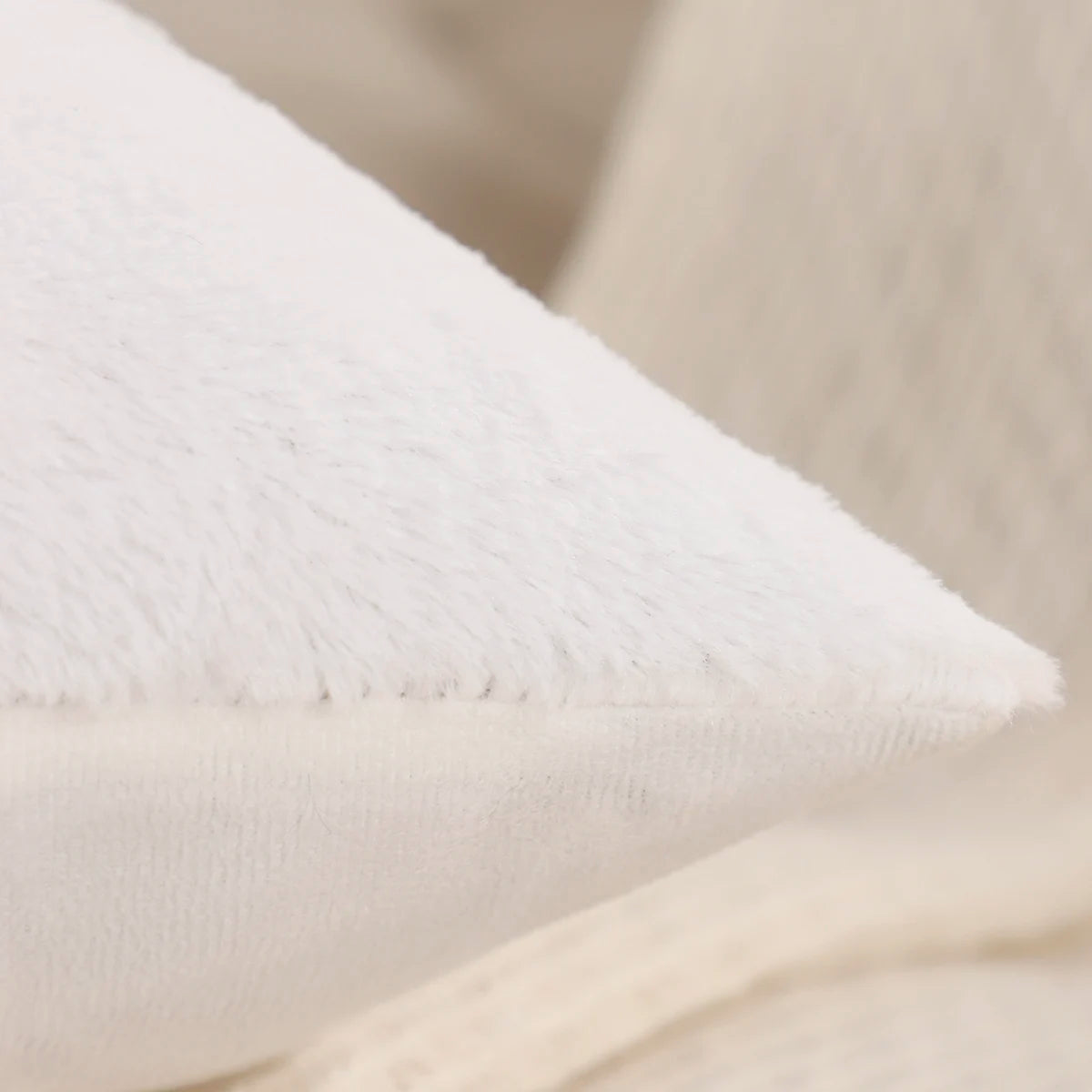 Blliss Christmas Tree Pillow Cover 18x18 - Gold Sequin Plush Decorative