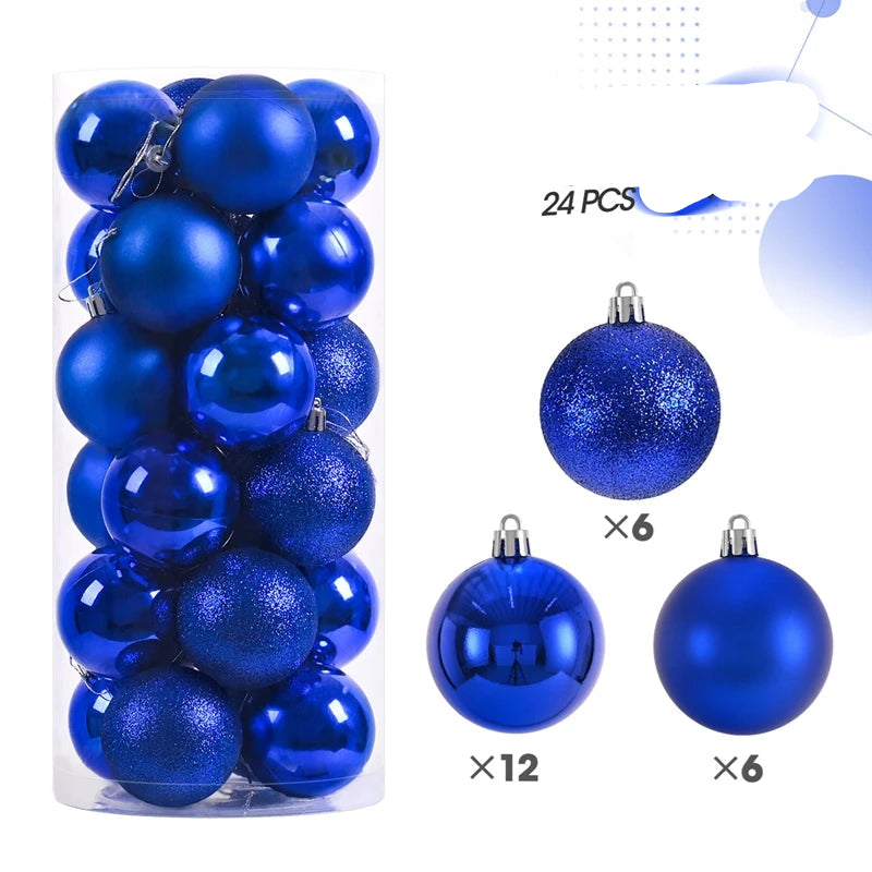 Morris Shatterproof Christmas Ball Ornaments - 30mm & 40mm Safe Holiday Tree Decorations