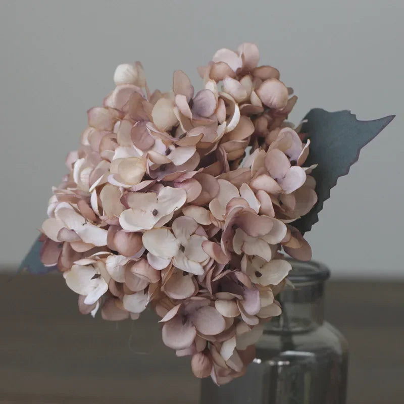 Lipsy artificial hydrangea dusty pink rose flower soft color