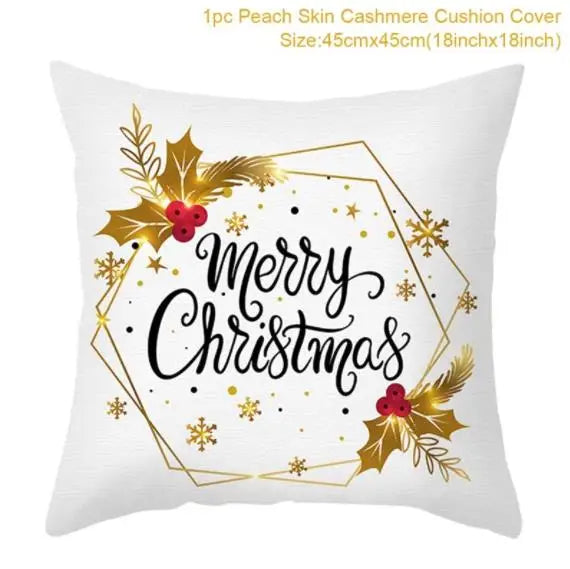 Morozac Christmas Cushion Cover 45cm - Holiday Pillow Case Decor