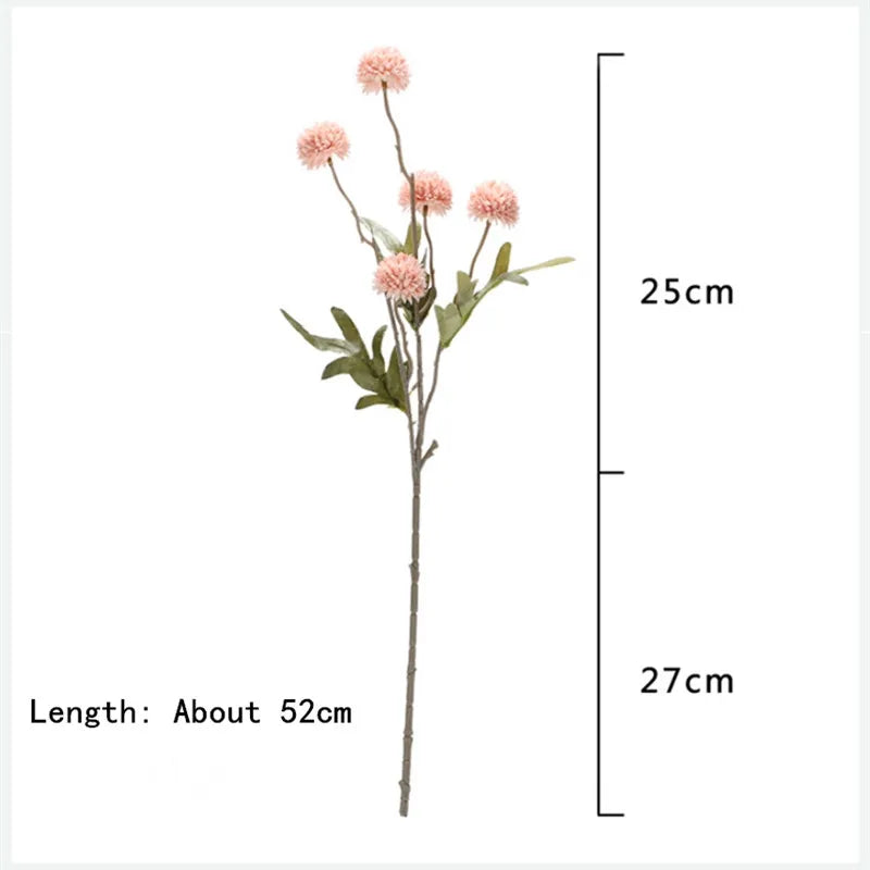 Caprin artificial dandelion product dimensions and details