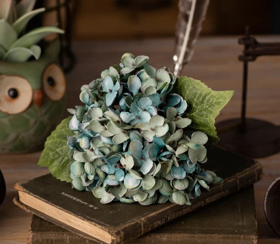 Lipsy artificial hydrangea green flower bunch natural look