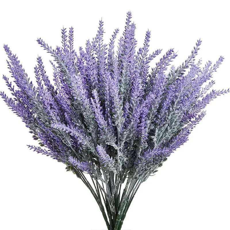 Prairie dark purple artificial lavender 38cm rich color bouquet