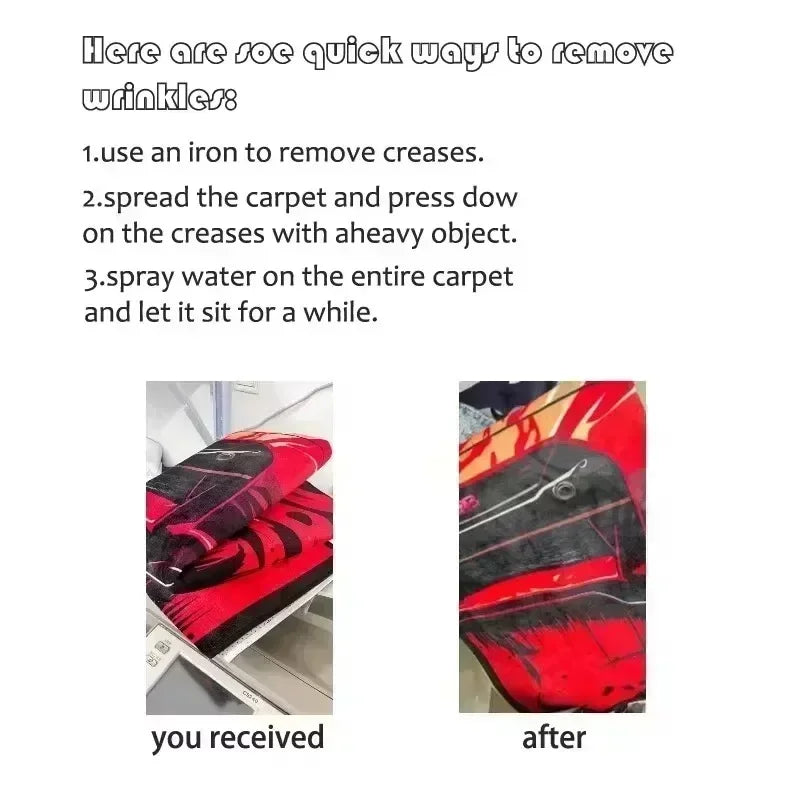 Mono Irregular Pattern Luxury Carpet - Living Room & Coffee Table Rug