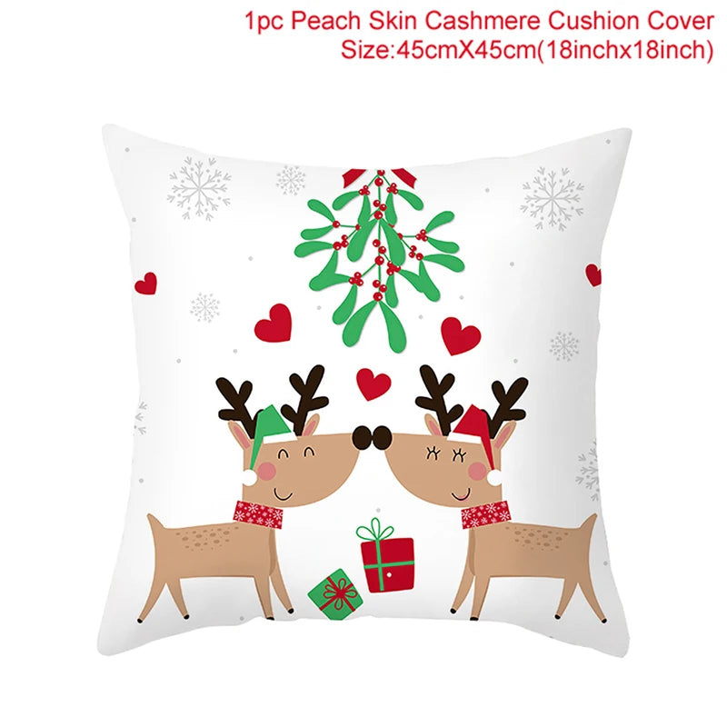 Morozac Christmas Cushion Cover 45cm - Holiday Pillow Case Decor