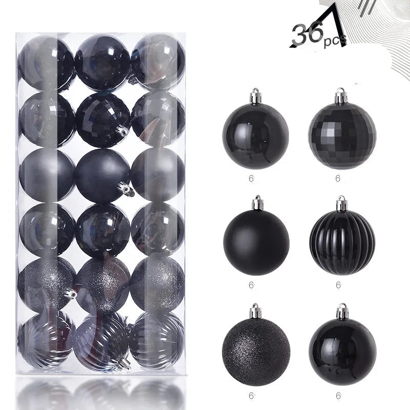 Morris Shatterproof Christmas Ball Ornaments - 30mm & 40mm Safe Holiday Tree Decorations