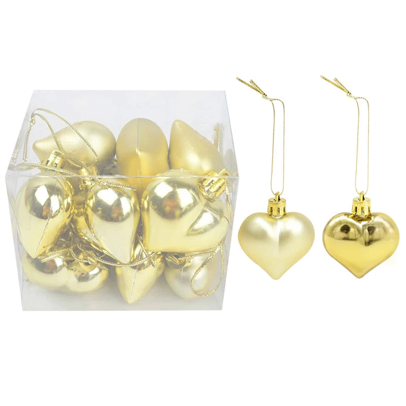 Amara 36Pcs Christmas Ball Ornaments 4cm - Shatterproof Holiday Tree Decoration Set