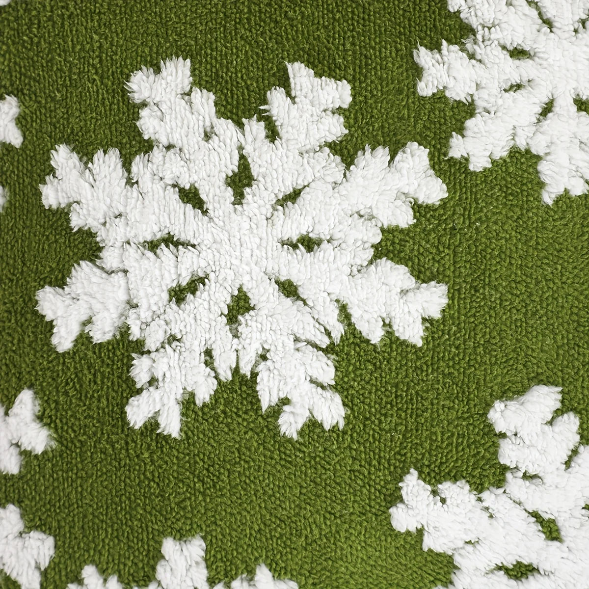 Lumi Christmas Snowflake Pillow Cover - Plush Jacquard