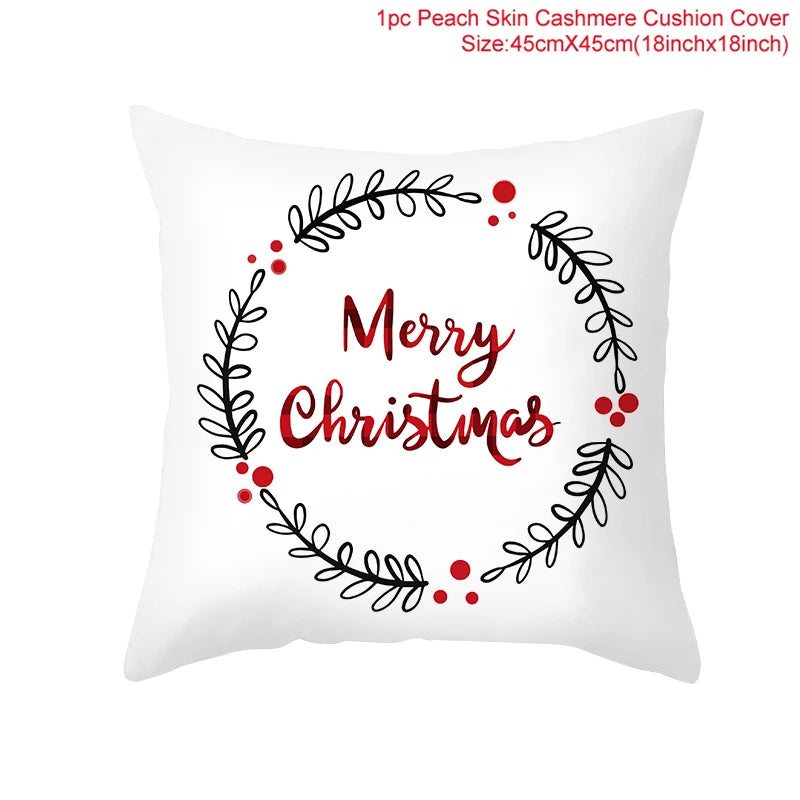 Morozac Christmas Cushion Cover 45cm - Holiday Pillow Case Decor