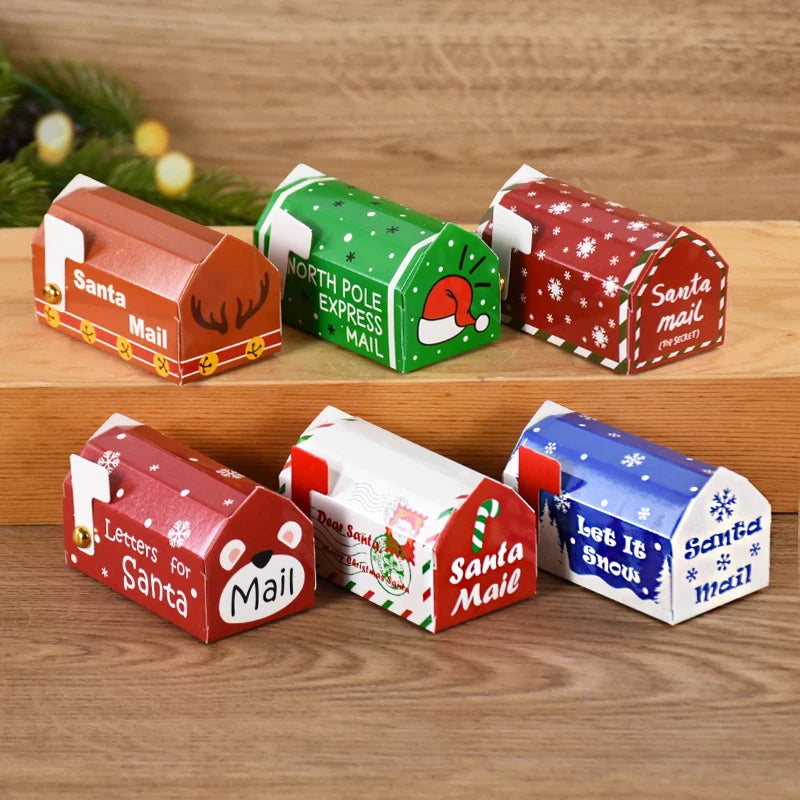 Nova Christmas Mailbox Gift Boxes - 6/24pcs Cookie Candy Packaging
