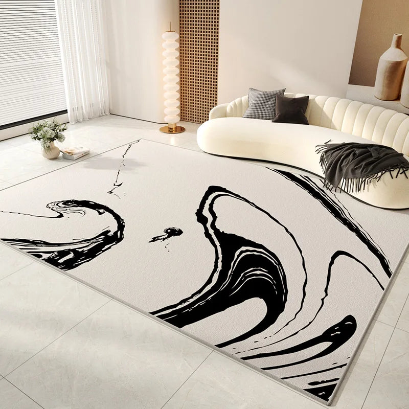 Suki Plush Area Rug - Soft Fluffy Carpet for Living Room & Bedroom