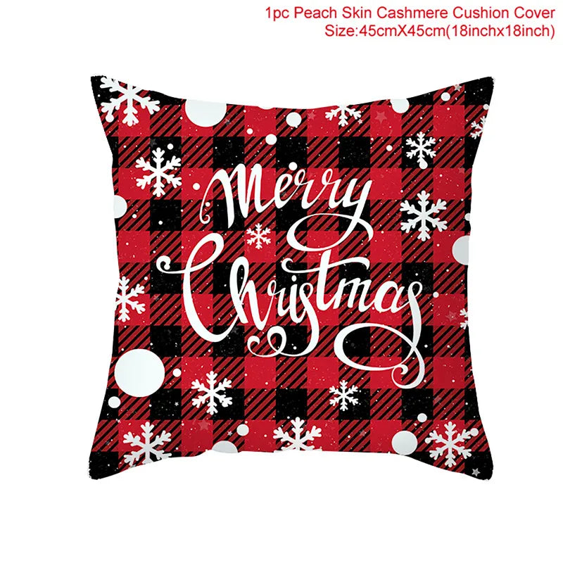 Morozac Christmas Cushion Cover 45cm - Holiday Pillow Case Decor