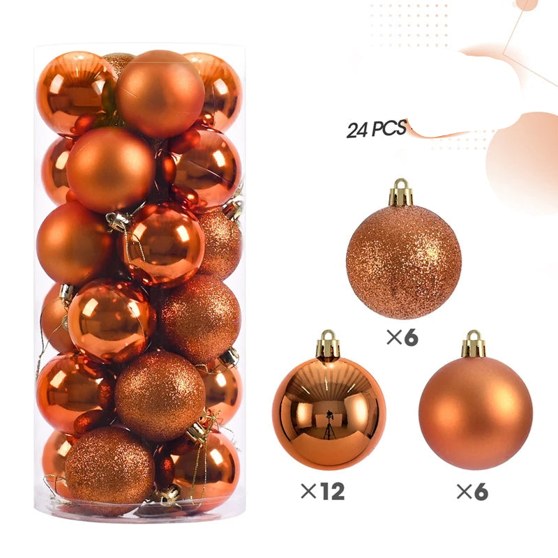 Morris Shatterproof Christmas Ball Ornaments - 30mm & 40mm Safe Holiday Tree Decorations
