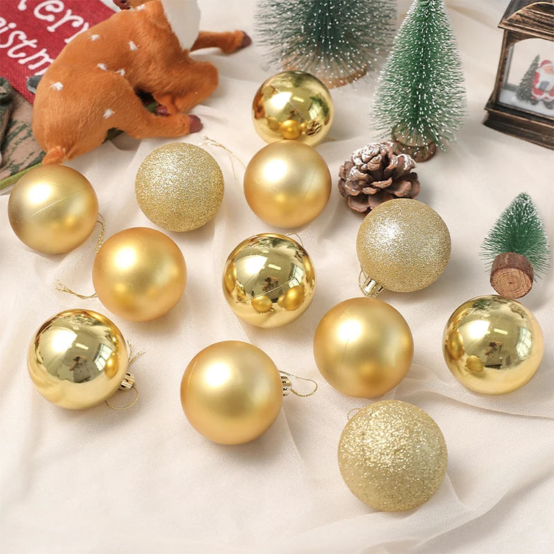 Morris Shatterproof Christmas Ball Ornaments - 30mm & 40mm Safe Holiday Tree Decorations