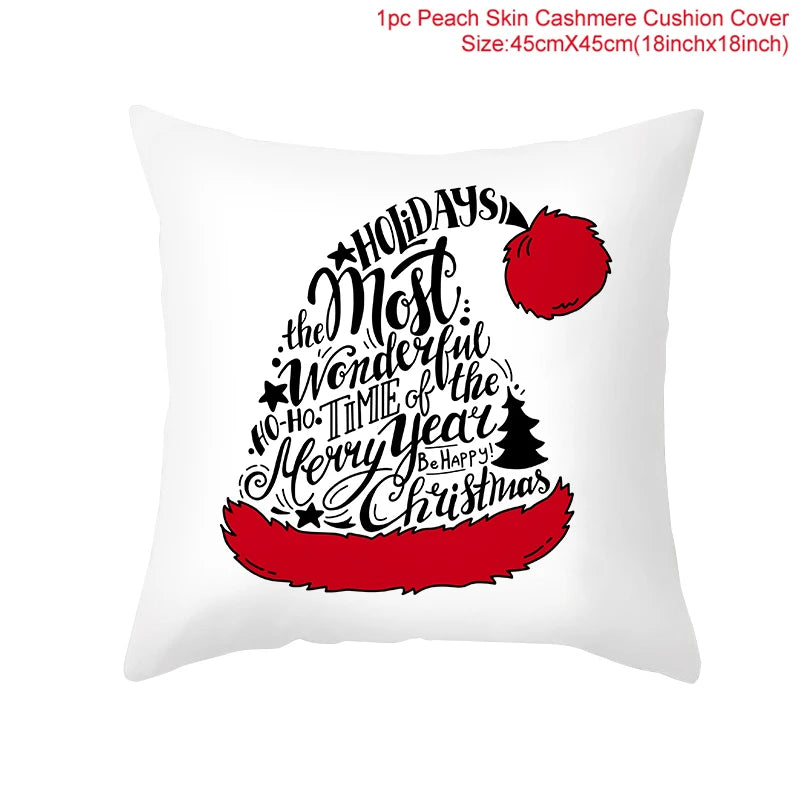 Morozac Christmas Cushion Cover 45cm - Holiday Pillow Case Decor