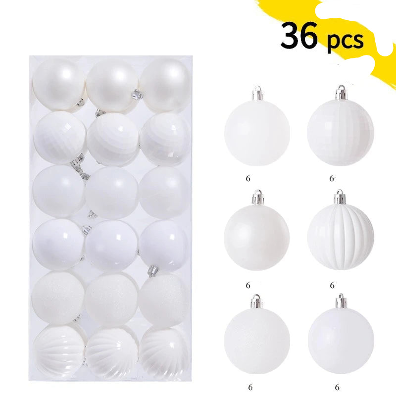 Morris Shatterproof Christmas Ball Ornaments - 30mm & 40mm Safe Holiday Tree Decorations
