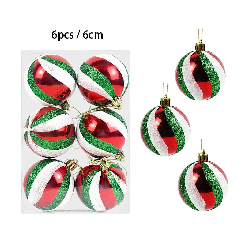Amara 36Pcs Christmas Ball Ornaments 4cm - Shatterproof Holiday Tree Decoration Set