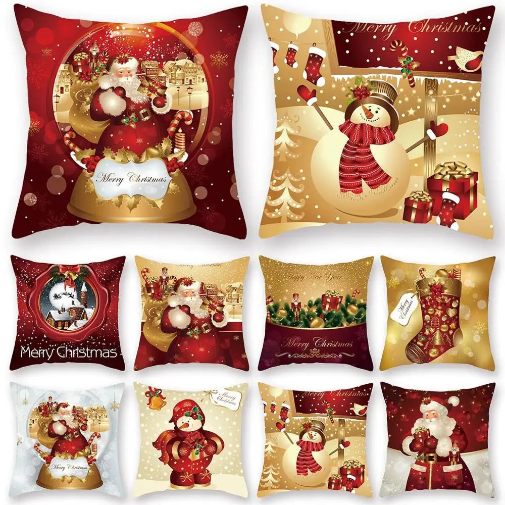 Morozac Christmas Cushion Cover 45cm - Holiday Pillow Case Decor