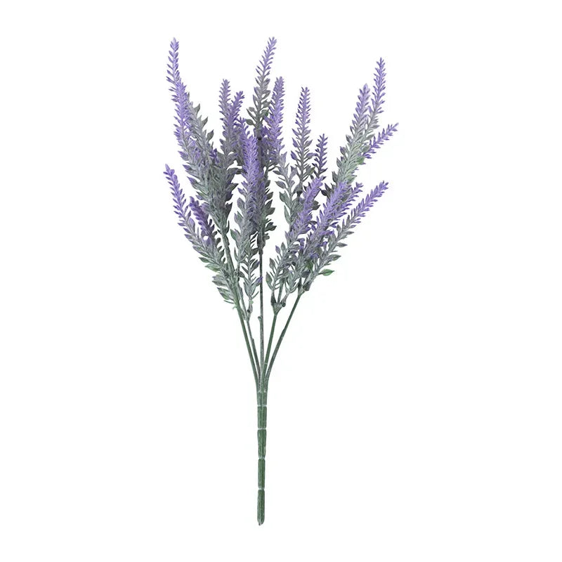Prairie purple artificial lavender bunch 38cm full bouquet close-up