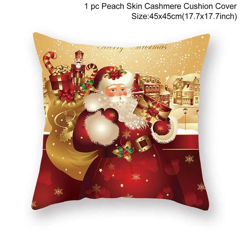 Morozac Christmas Cushion Cover 45cm - Holiday Pillow Case Decor